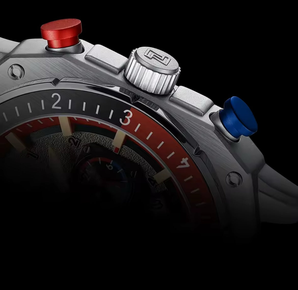 S.W.A.T 43MM AQUALINER - Montre pour Homme à Bracelet en Cuir et Cadran Acier