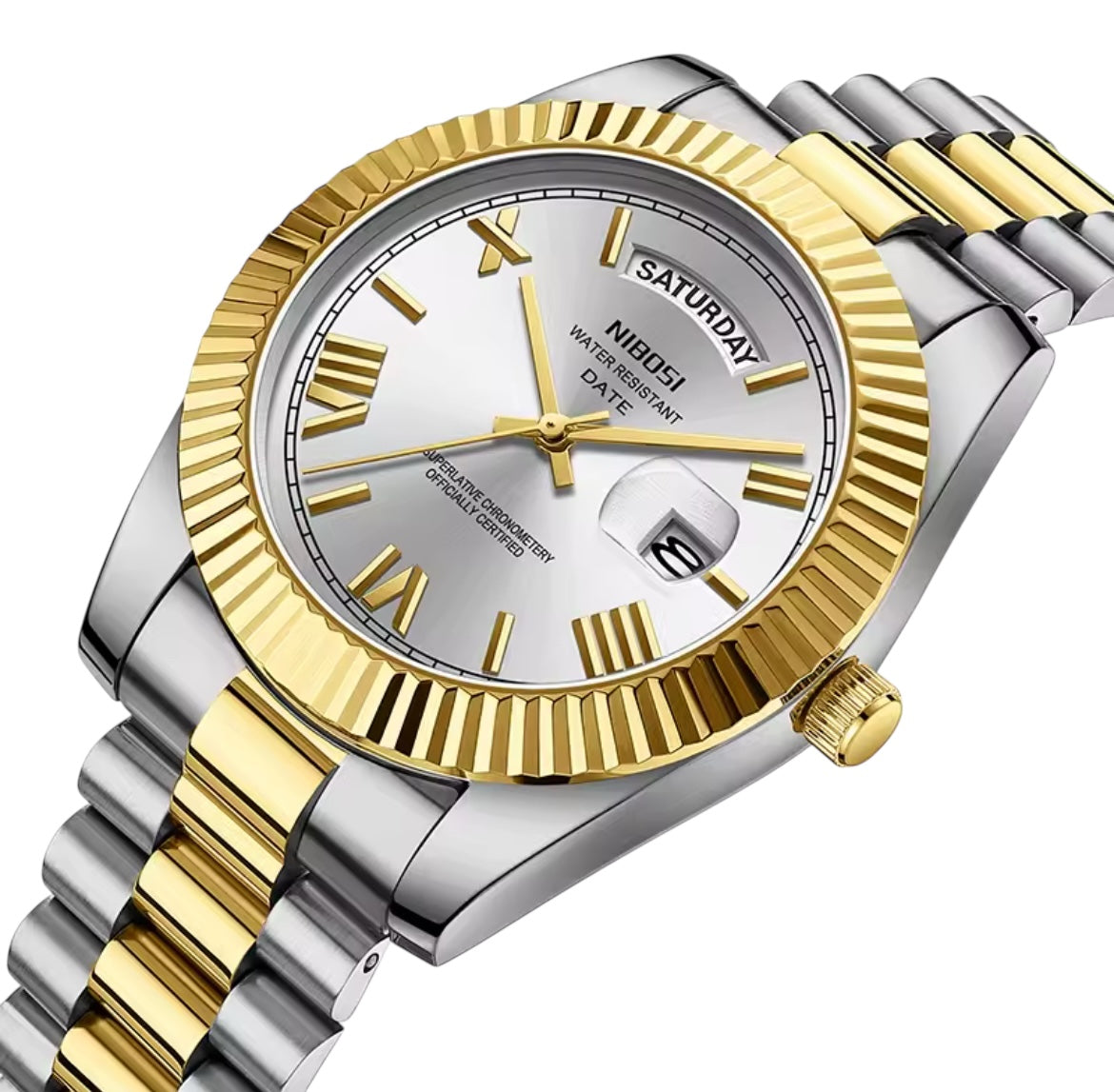 SUBLINER 39MM DATE NIGHT - Montre à Quartz pour Homme Style Luxe