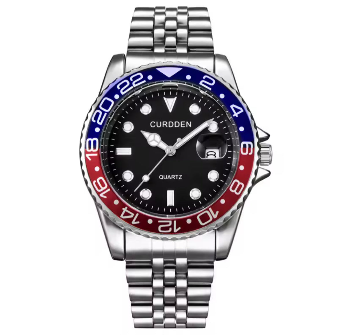 CURDDEN 38MM GLOBAL - Montre à Quartz pour Homme Bicolore