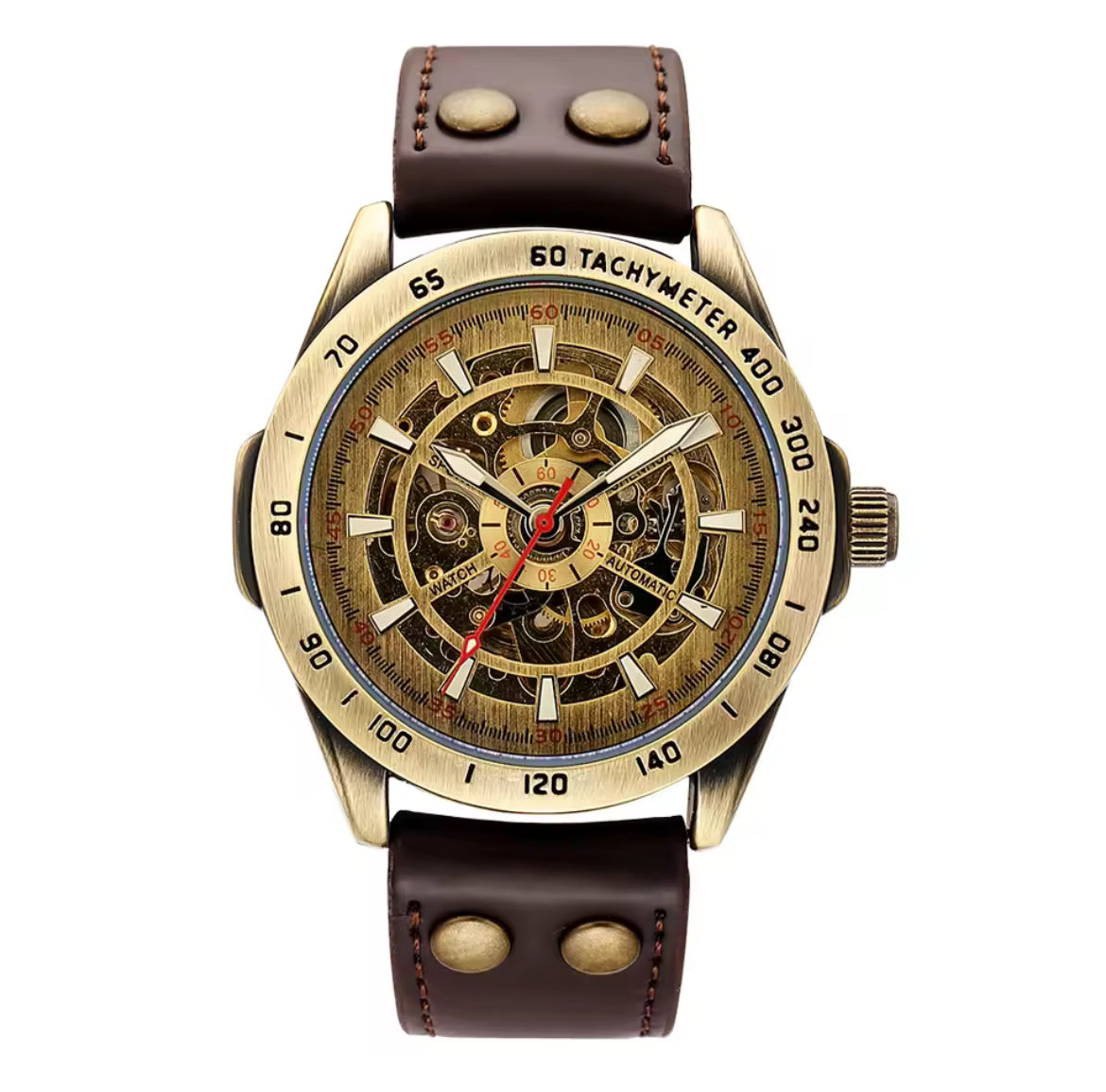 PEAKY 40MM AUTONOME - Montre pour Homme à Bracelet en cuir Marron