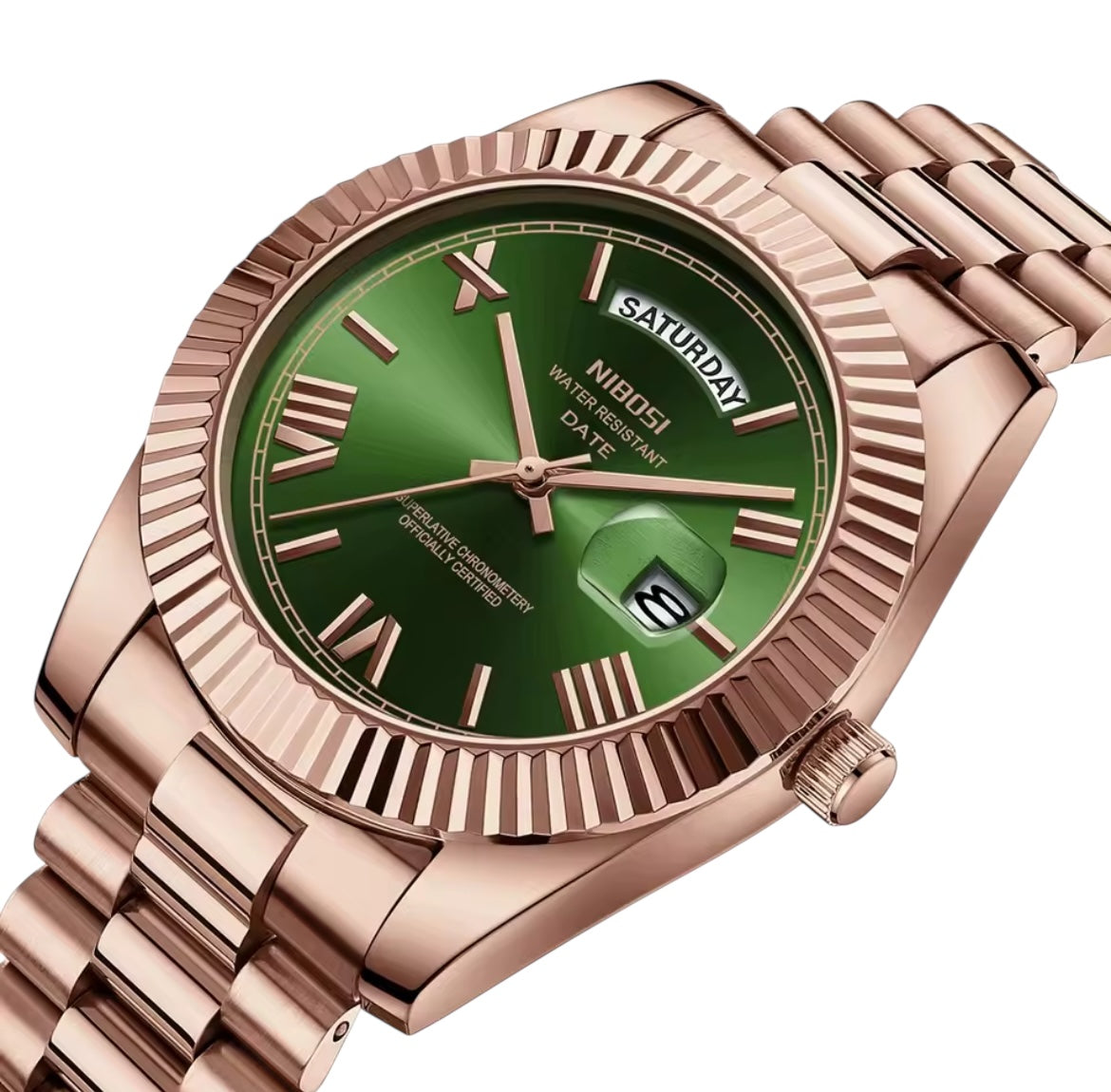 SUBLINER 39MM DATE NIGHT - Montre à Quartz pour Homme Style Luxe