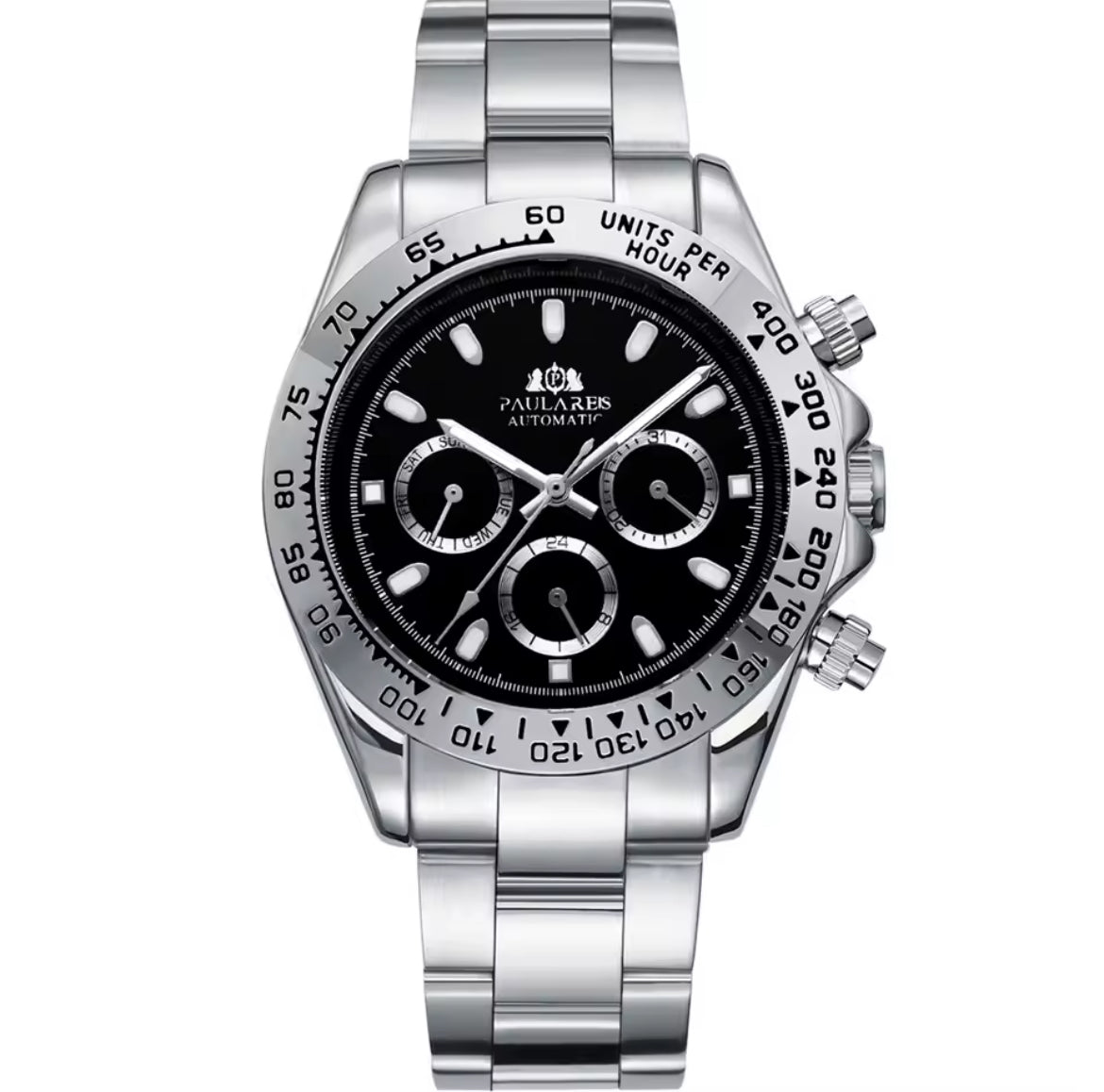 ALFRED PENNYWORTH - Montre Automatique pour Homme Blanche