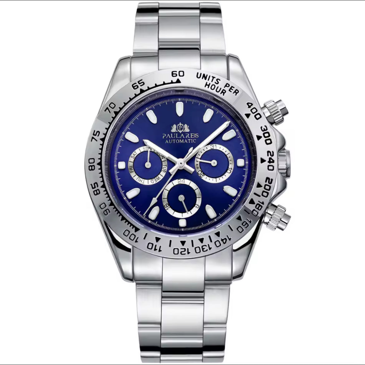 ALFRED PENNYWORTH - Montre Automatique pour Homme Blanche