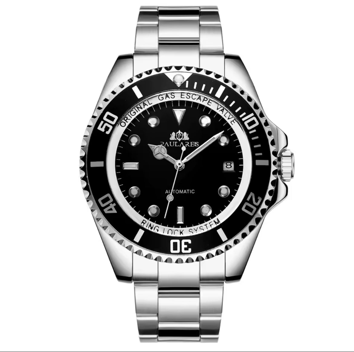 WATERLORD - Montre Automatique pour Homme à Cadran Bleu