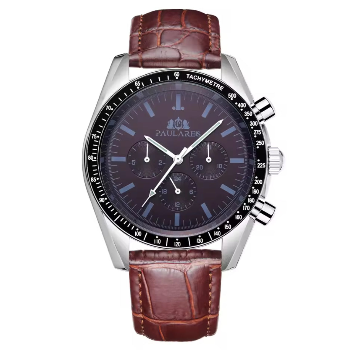 FARMER - Montre Automatique pour Homme à Bracelet en Cuir