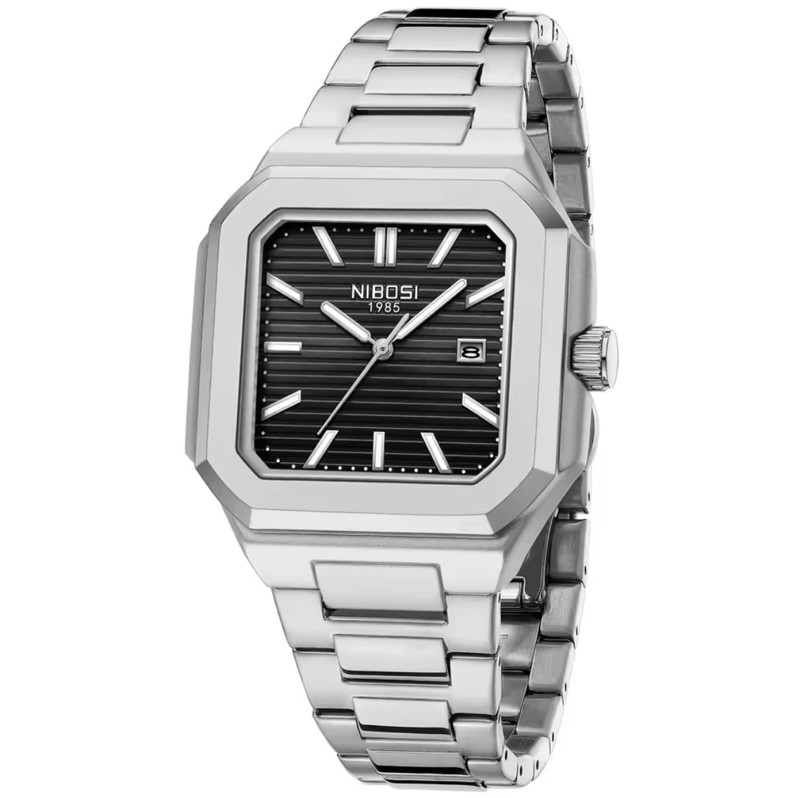 SKY MASTER - 39 MM CRONOPHAGE - Montre Carré pour Homme en Acier