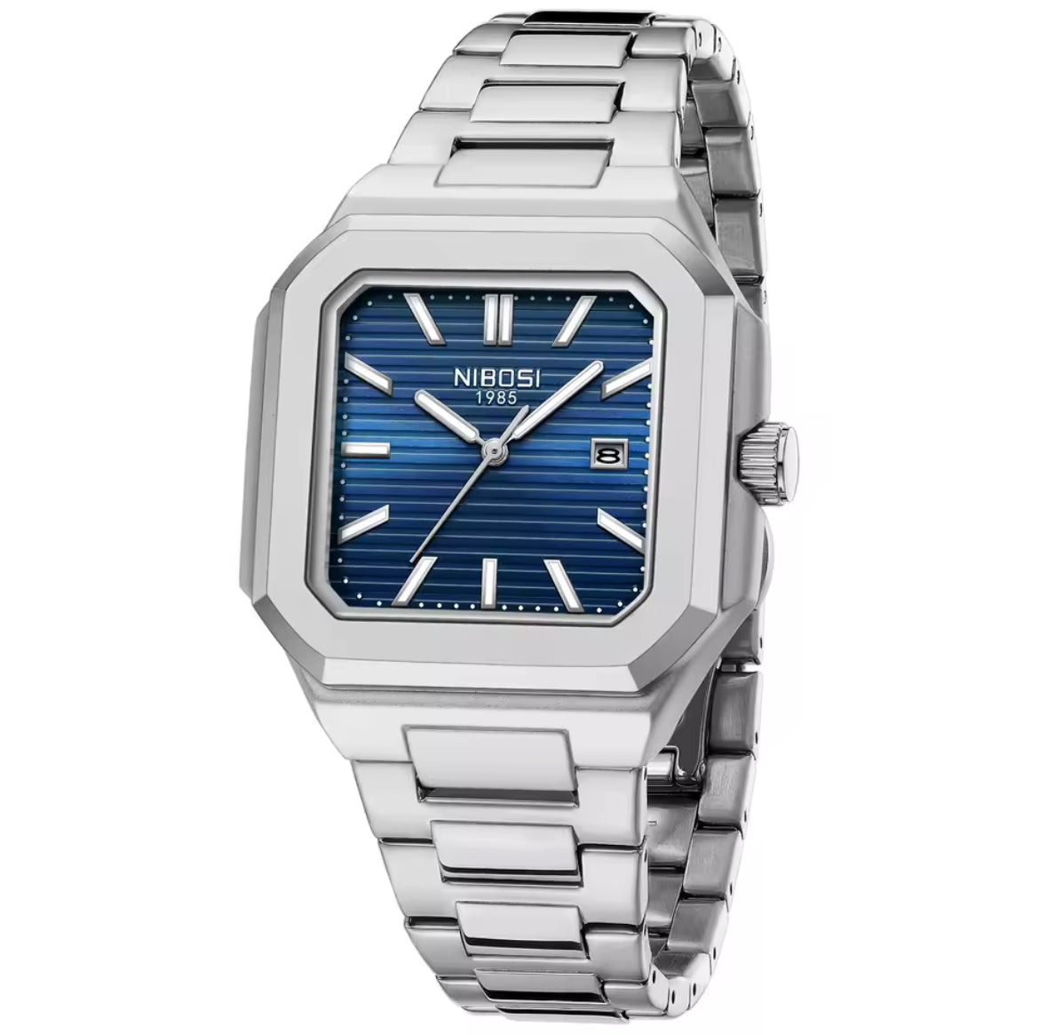 SKY MASTER - 39 MM CRONOPHAGE - Montre Carré pour Homme en Acier