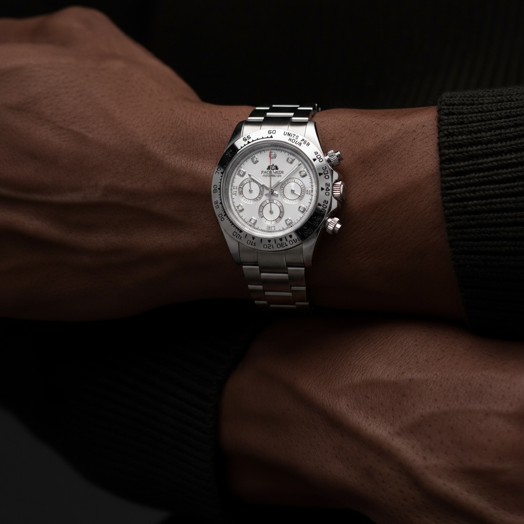 ALFRED PENNYWORTH - Montre Automatique pour Homme Blanche