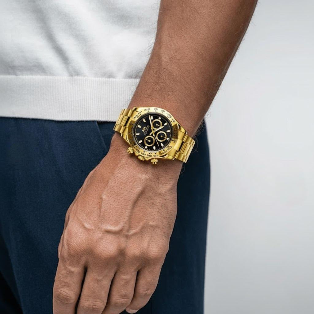 JASON TODD - Montre Automatique pour Homme Style de Luxe