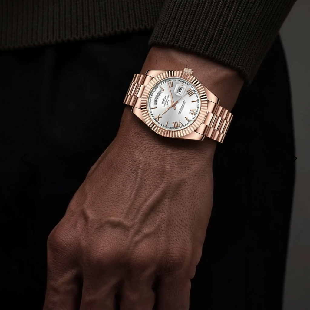 SUBLINER 39MM DATE NIGHT - Montre à Quartz pour Homme Style Luxe