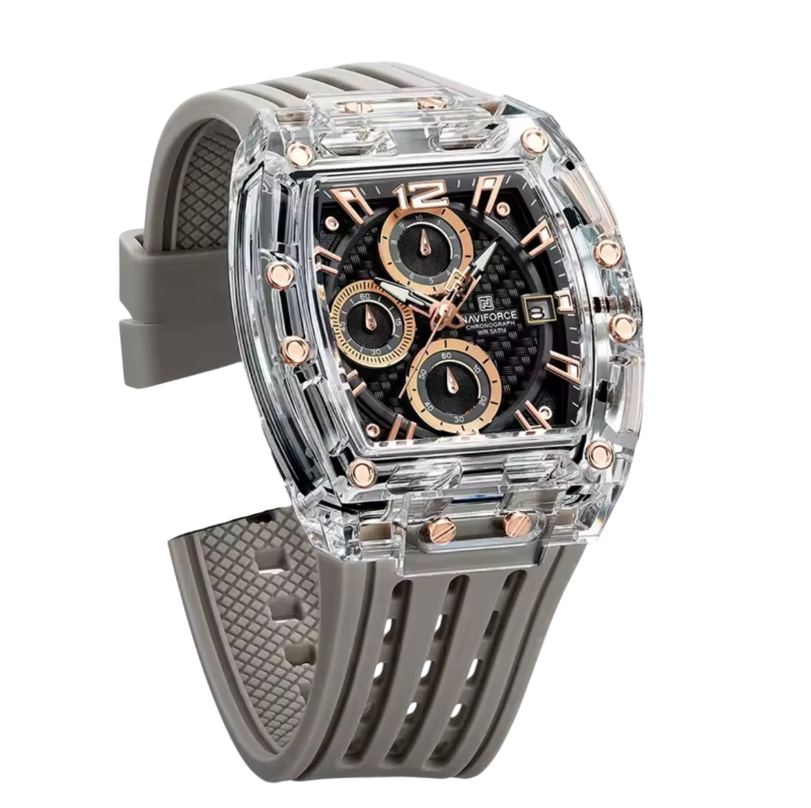 OBSIDIOR 41 MM F1 - Montre à Cadran Rectangulaire pour Homme
