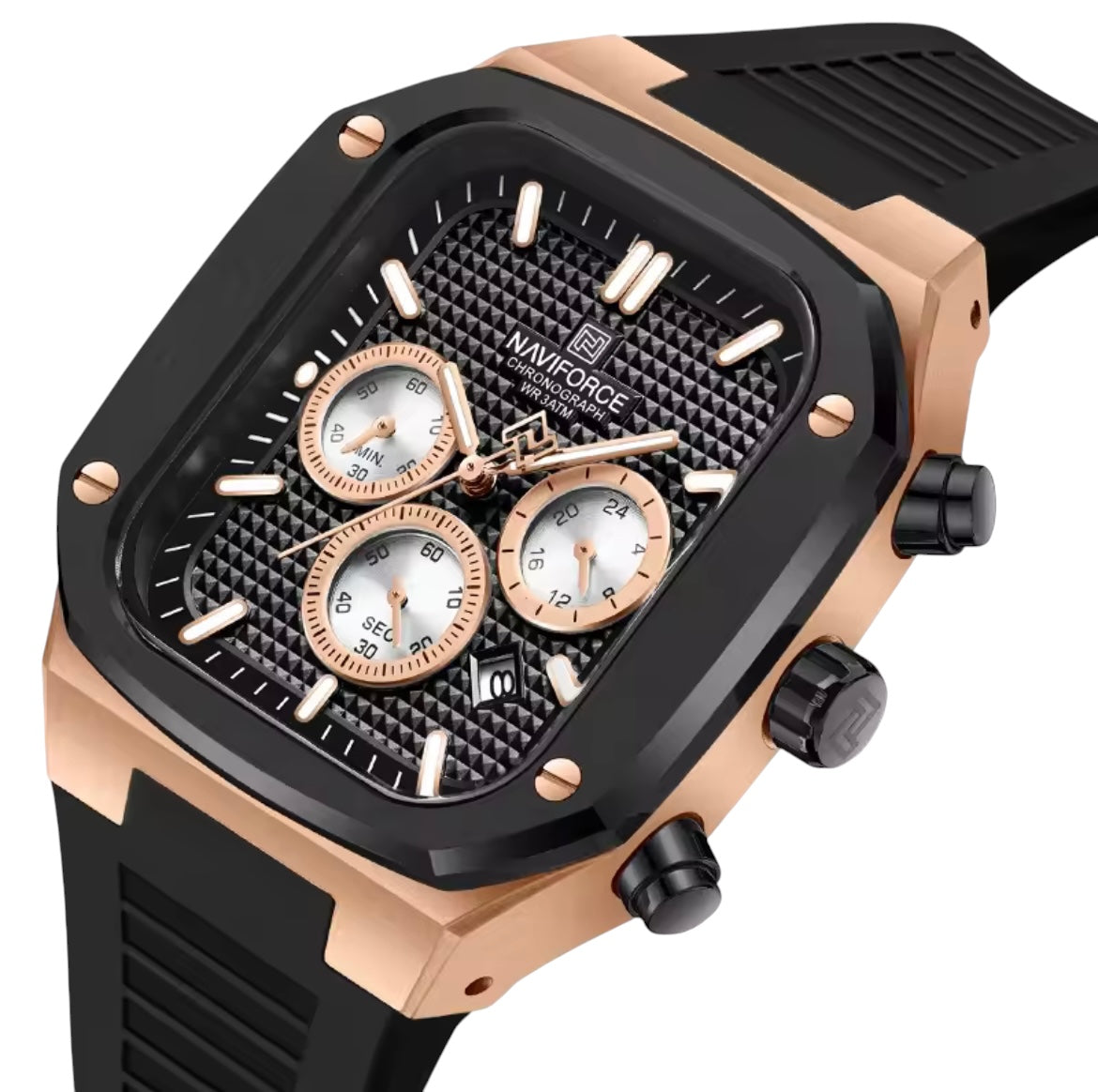 ROYAL APM 41MM GOLDENFANG - Montre à Cadran Rectangulaire pour Homme en Or