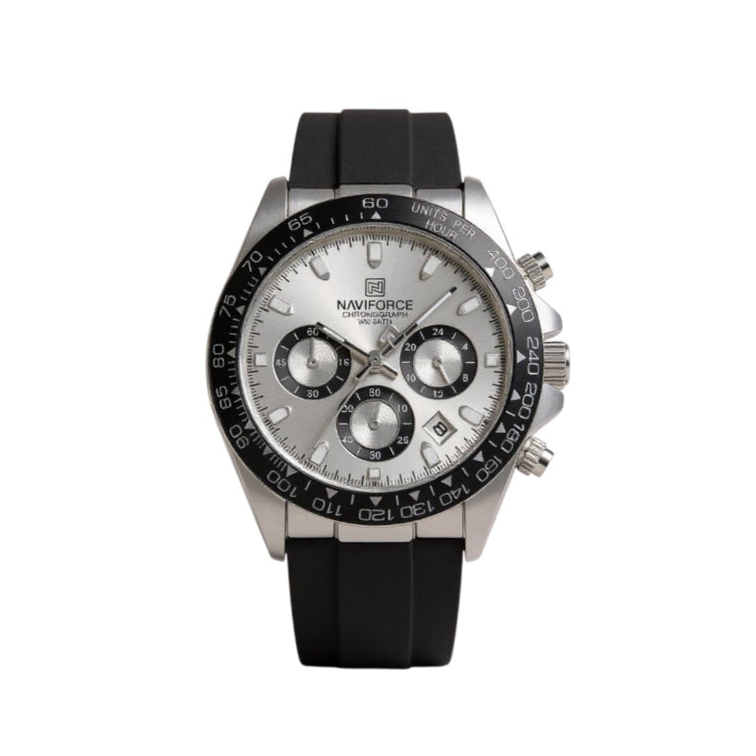 STEELSHADE 40MM APEX - Montre à Quartz pour Homme à Bracelet en Silicone