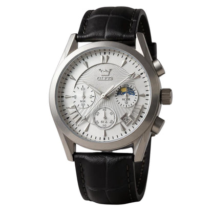 MIHAWK 42MM SPRINTER - Montre pour Homme à Bracelet en Cuir Vintage