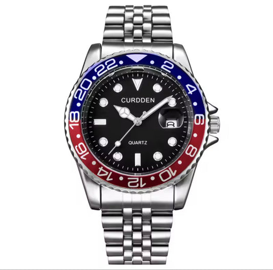 CURDDEN 38MM GLOBAL - Montre à Quartz pour Homme Bicolore
