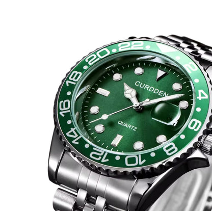 CURDDEN 38MM GLOBAL - Montre à Quartz pour Homme Bicolore