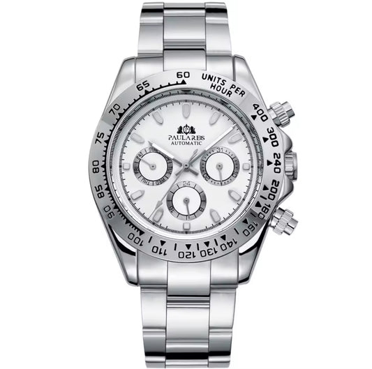ALFRED PENNYWORTH - Montre Automatique pour Homme Blanche