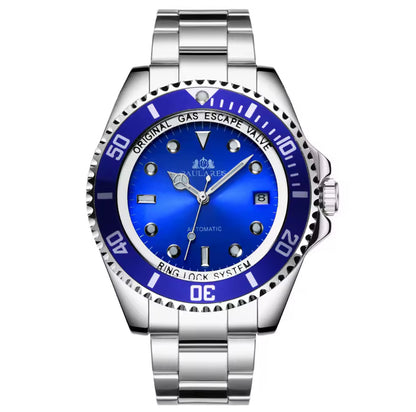 WATERLORD - Montre Automatique pour Homme à Cadran Bleu