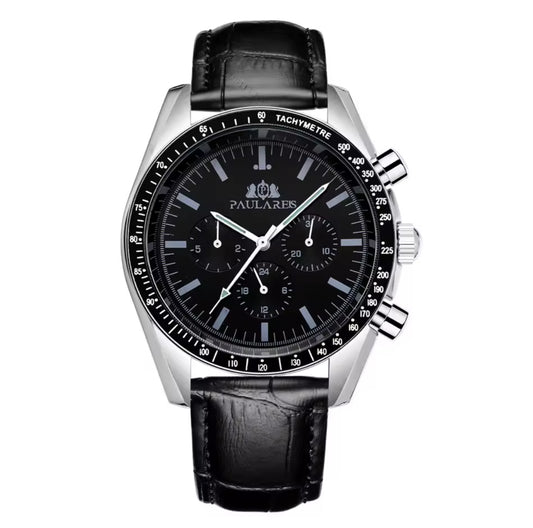 FARMER - Montre Automatique pour Homme à Bracelet en Cuir