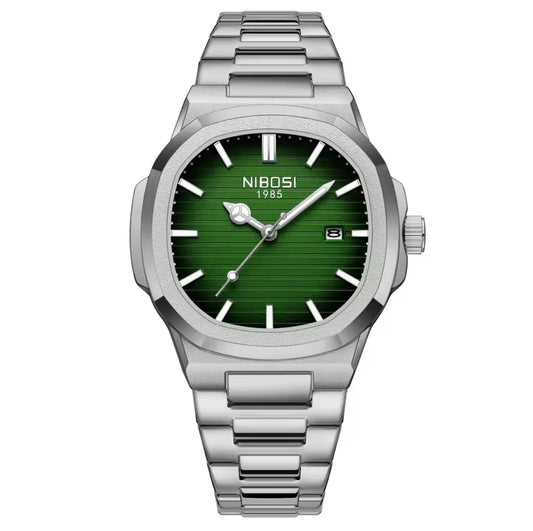 Greenhouse 41MM SOMMATRICE - Montre Quartz à Cadran Vert