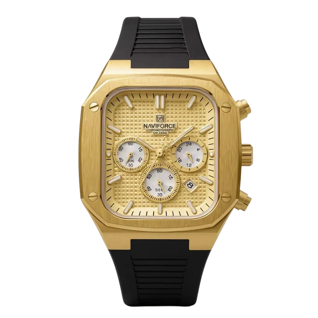 ROYAL APM 41MM GOLDENFANG - Montre à Cadran Rectangulaire pour Homme en Or