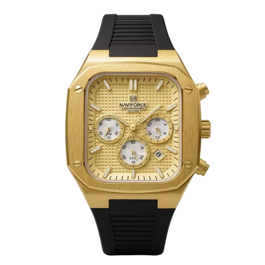 ROYAL APM 41MM GOLDENFANG - Montre à Cadran Rectangulaire pour Homme en Or