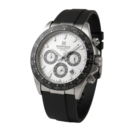 STEELSHADE 40MM APEX - Montre à Quartz pour Homme à Bracelet en Silicone