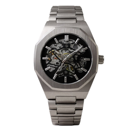 VENTLAR - Montre Squelette pour Homme Automatique