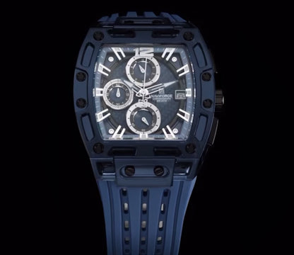 OBSIDIOR 41 MM F1 - Montre à Cadran Rectangulaire pour Homme