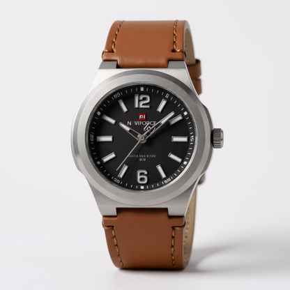 COMMITER 4O MM MPxi - Montre pour Homme à Bracelet en Cuir Lisse